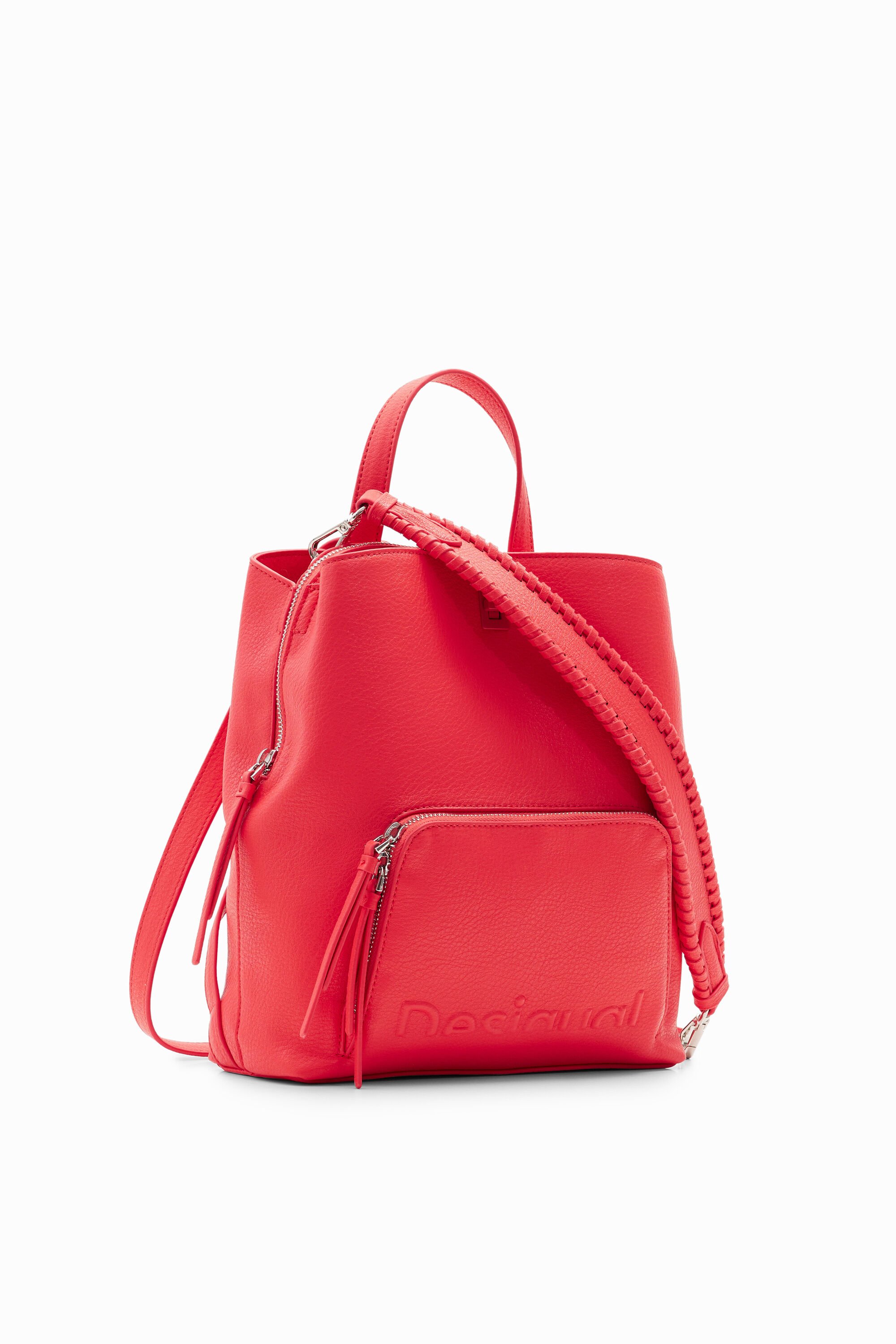 Mochila pequena Half logo