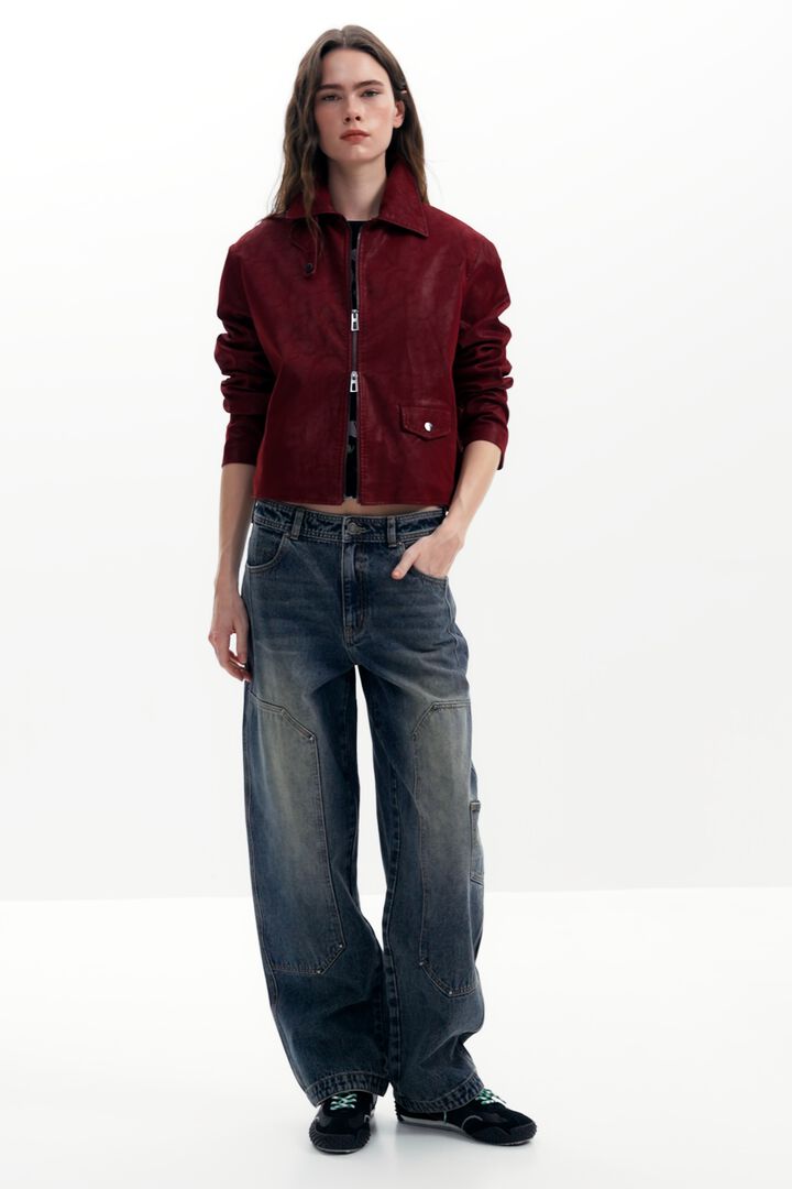 Giacca effetto pelle lucida | Desigual