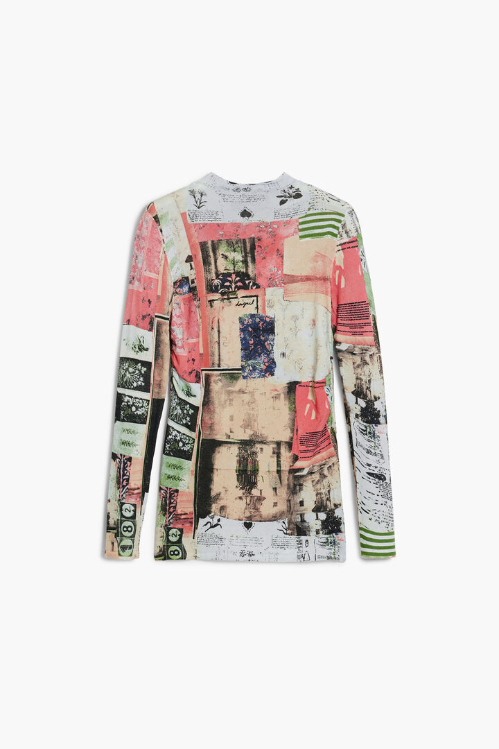 Fine postcard sweater | Desigual
