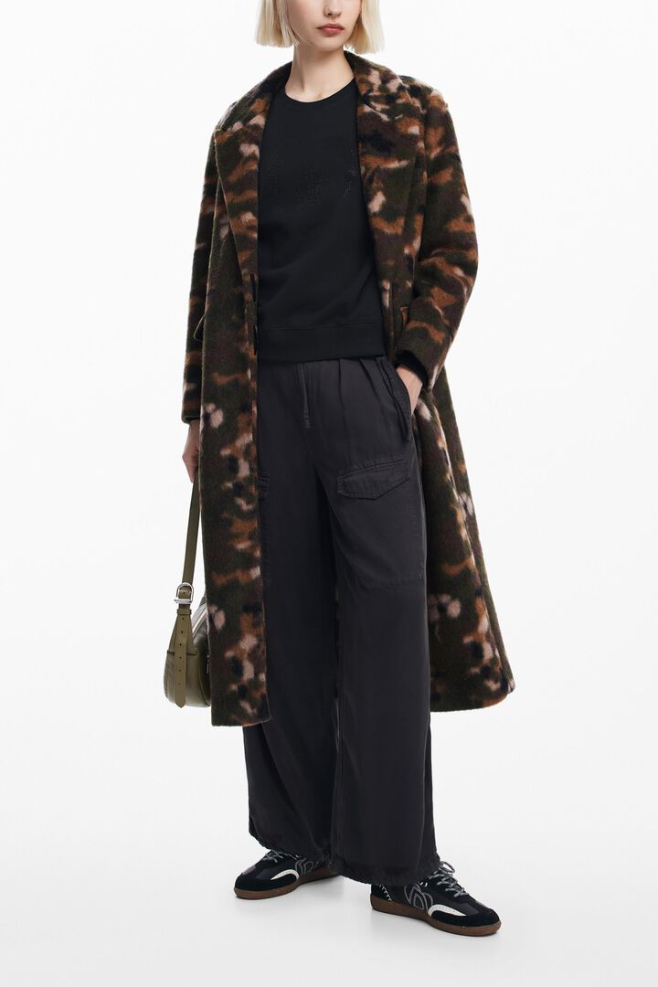 Abrigo largo estampado | Desigual