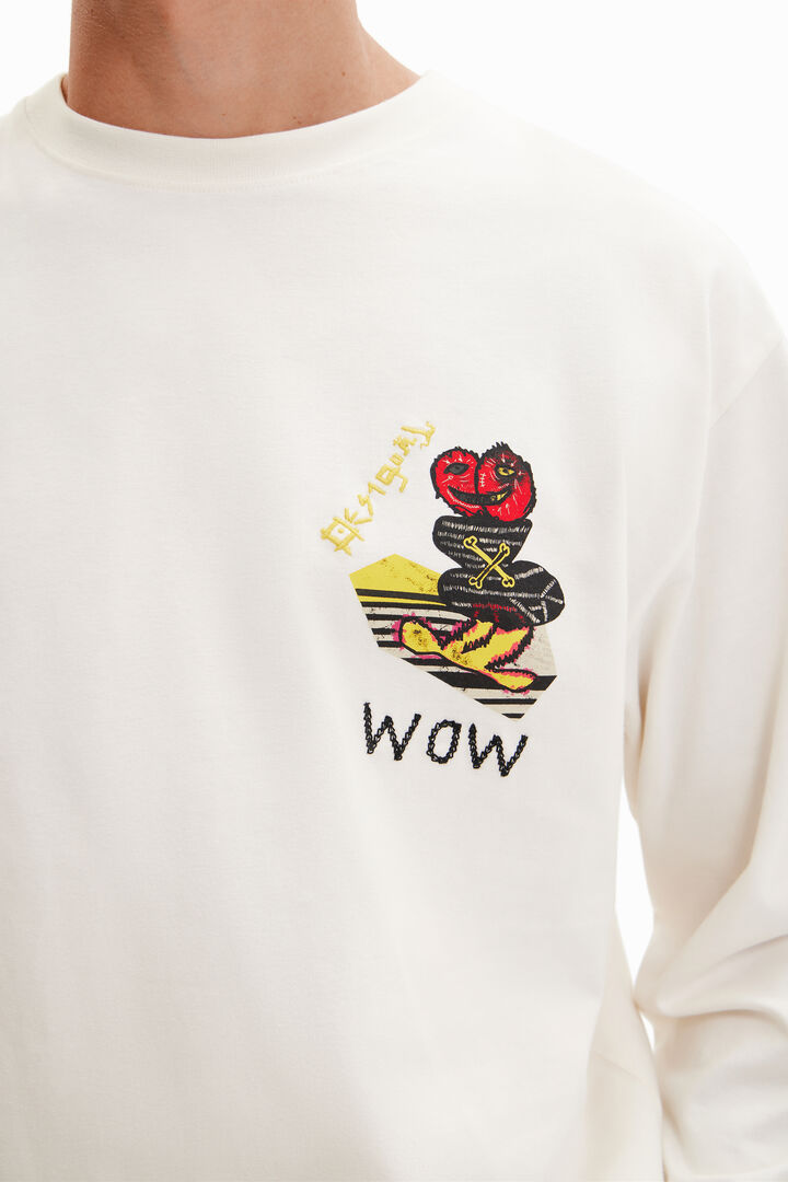 Long-sleeve illustration T-shirt | Desigual