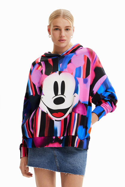 Oversize pulover z Disneyjevo Miki Miško