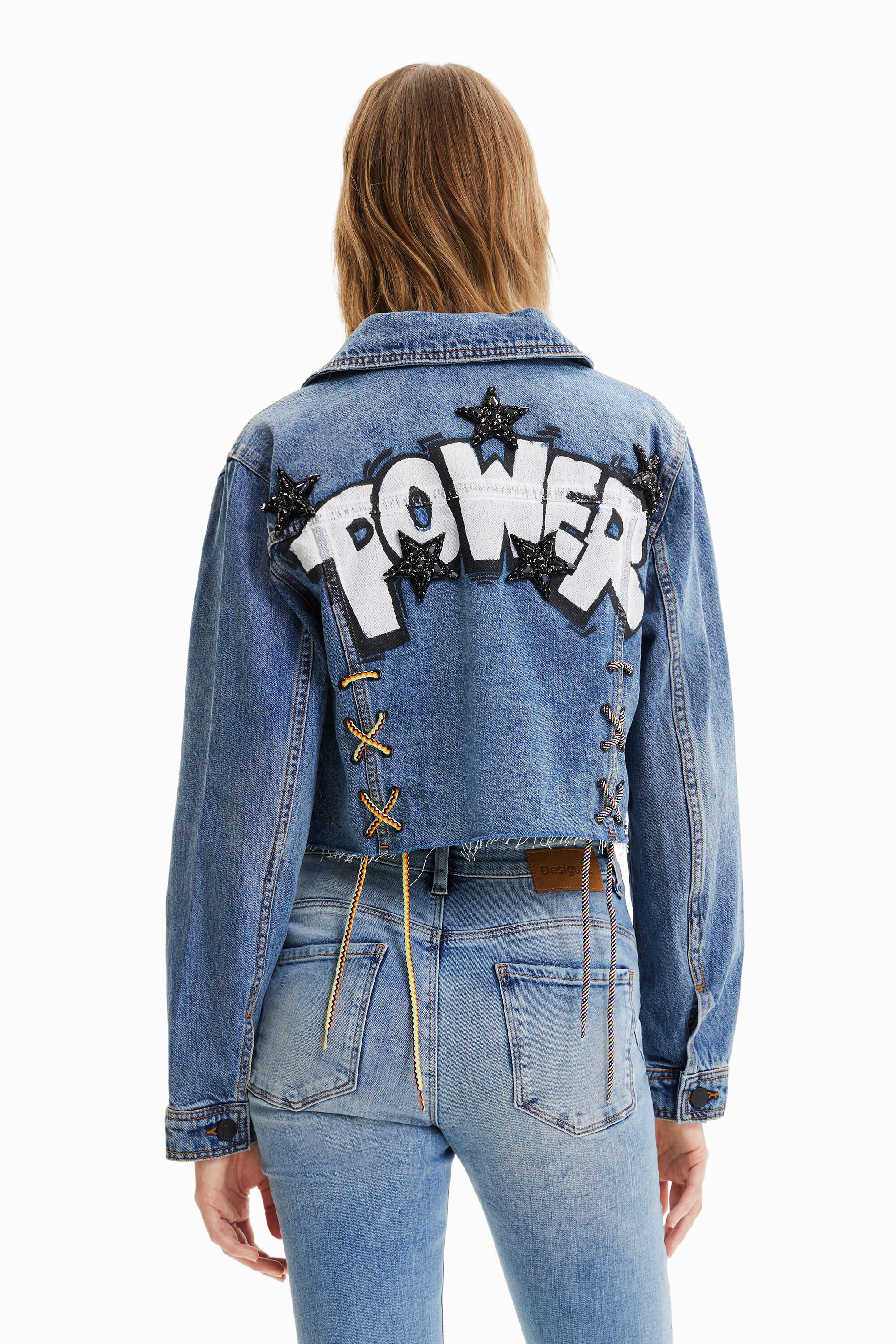 Chaqueta vaquera corta Power