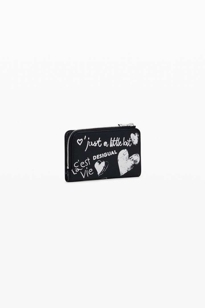 Medium graffiti faux leather wallet | Desigual