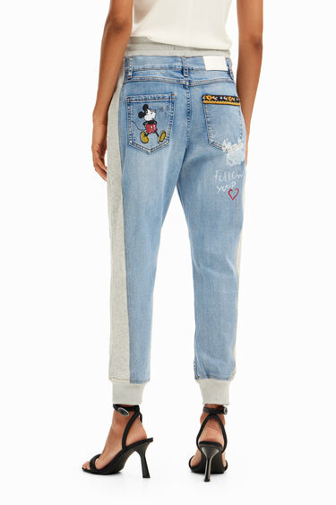 Denim joggingbroek Mickey Mouse | Desigual