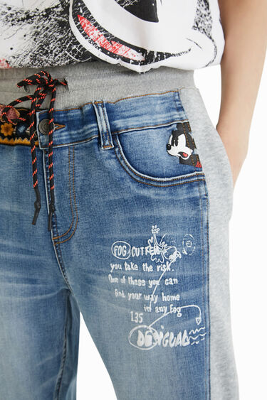 Disney’s Mickey Mouse jogger jeans | Desigual