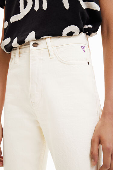 Jeans Straight cropped | Desigual