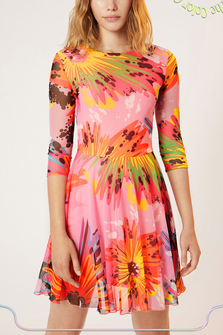 Short dress 3/4 sleeve | Desigual