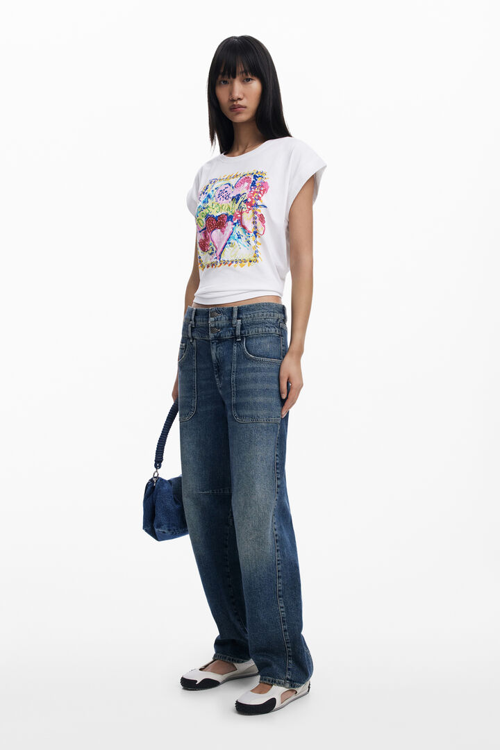 Camiseta cuadrado Art | Desigual