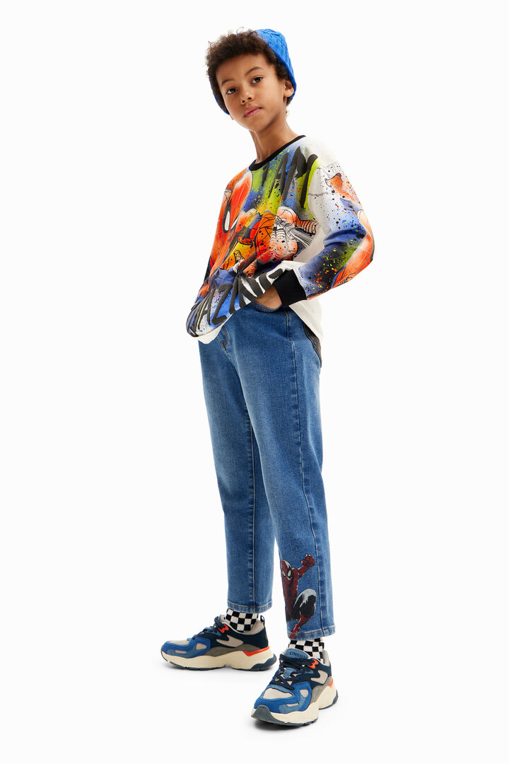 Oversized Spiderman sweatshirt | Desigual