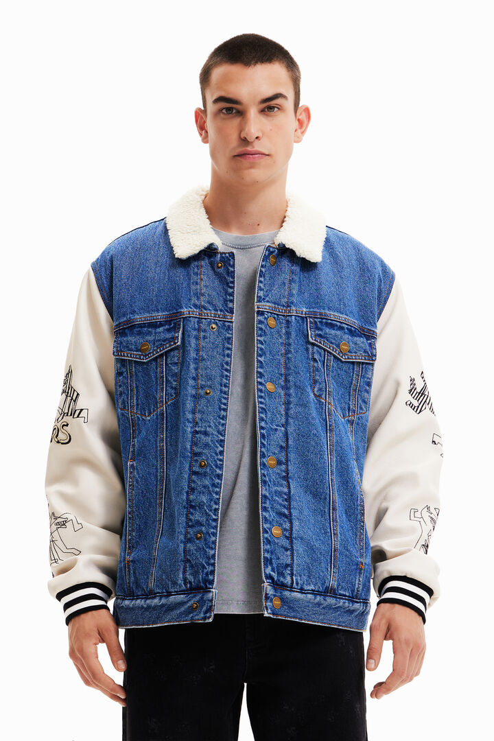 Cazadora denim borreguillo | Desigual