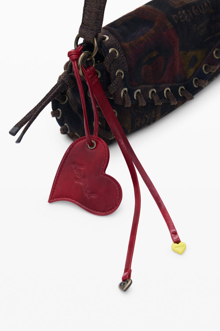 Middelgrote tas graffiti lippen