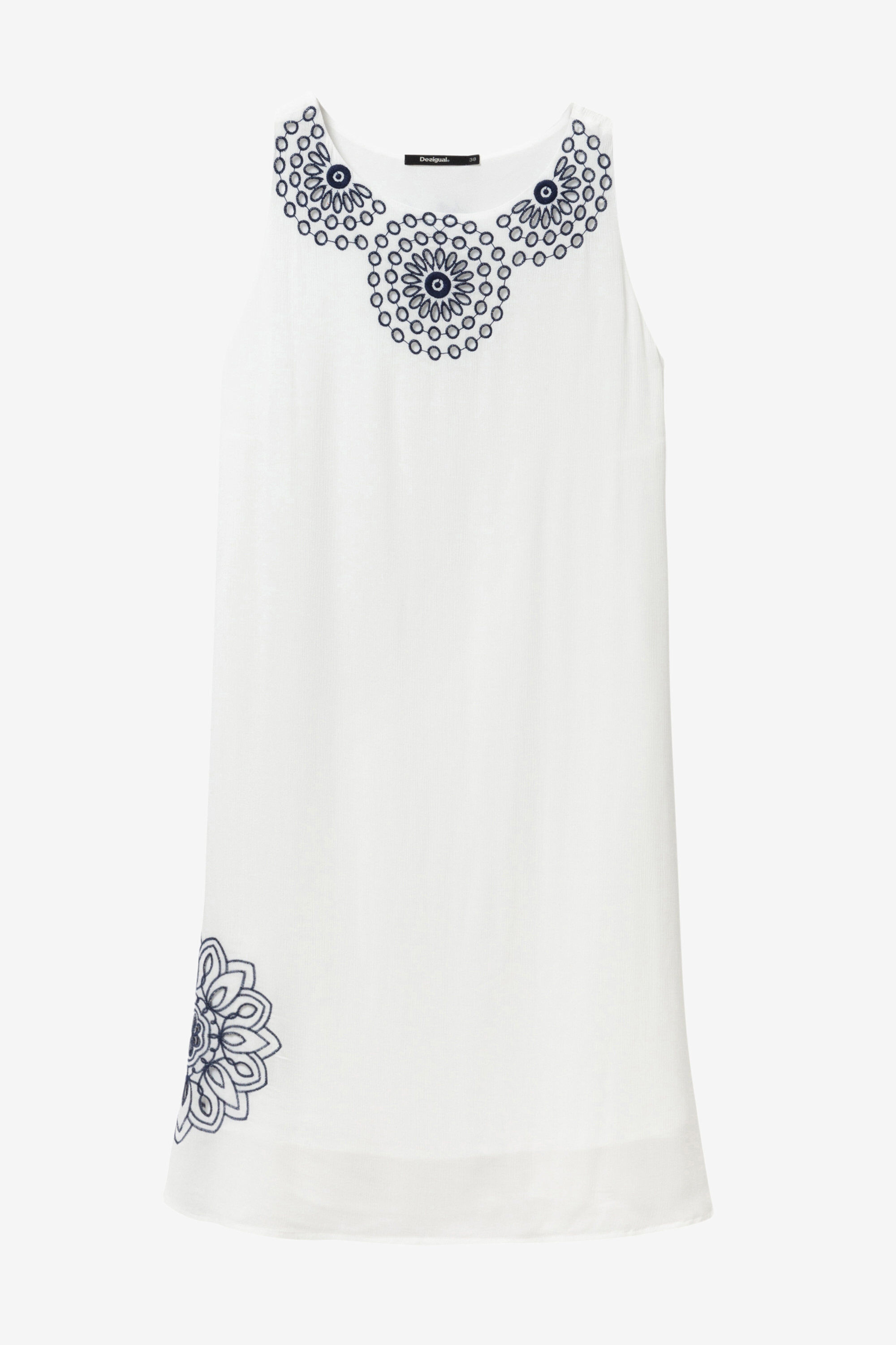 Vestido trapecio blanco Donna | Vestido trapecio blanco Donna |