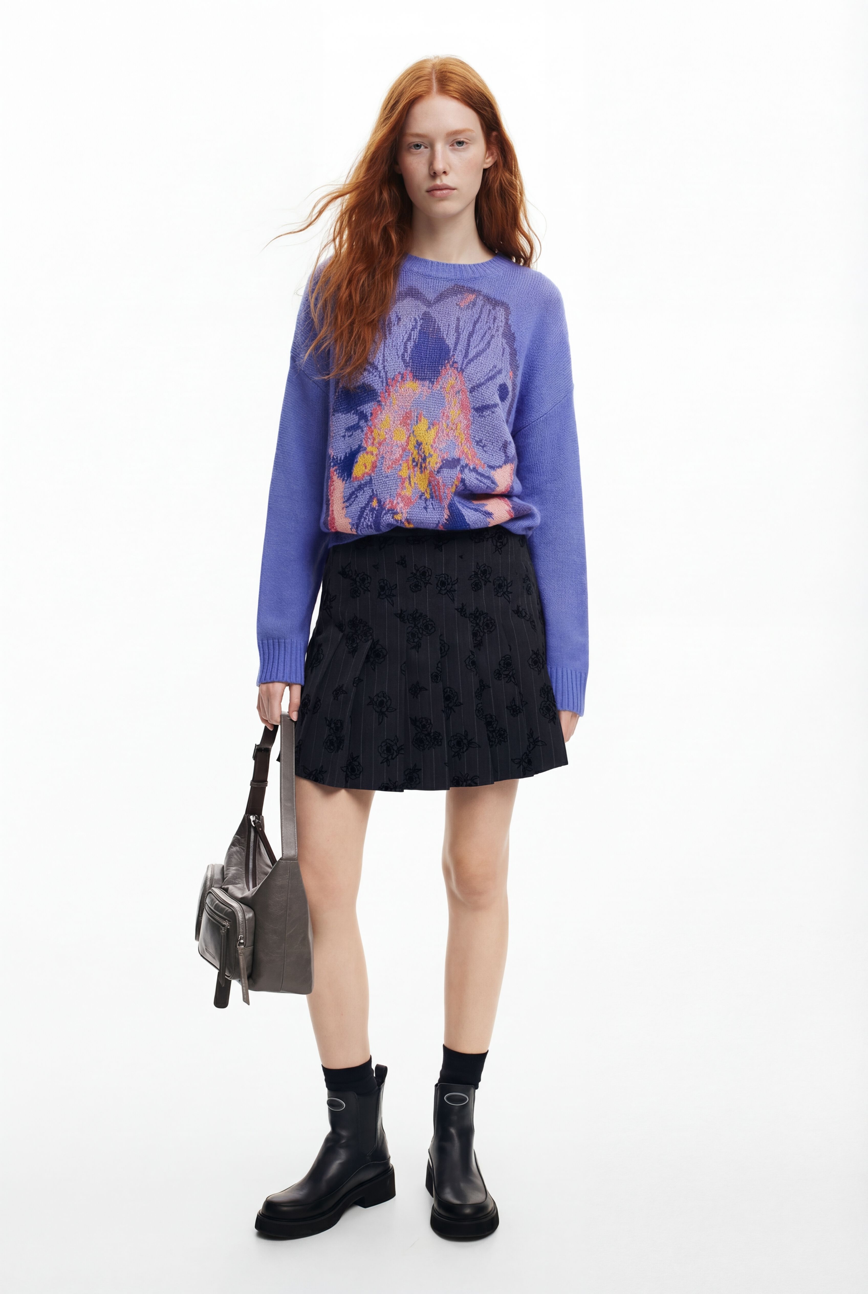 Desigual, Pullover "Pensamiento" M. Christian Lacroix, Damen, Rot, S