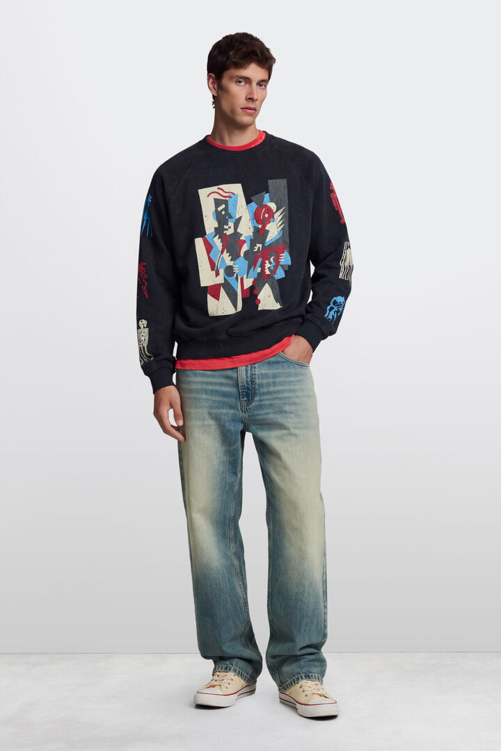 sudadera estampada vintage