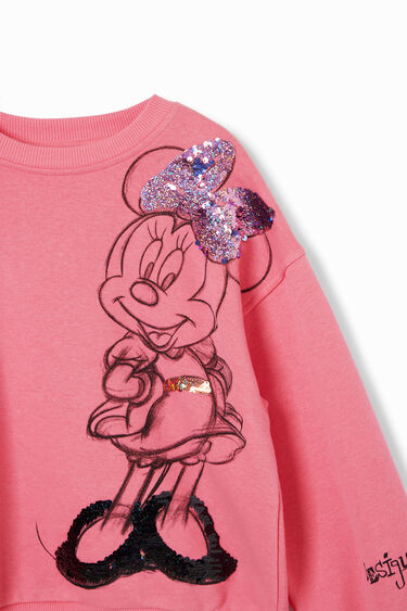Sweat-shirt Minnie Mouse paillettes | Desigual