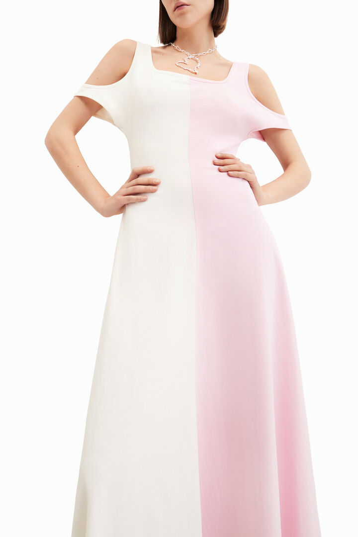 Vestido midi tirantes Maitrepierre | Desigual