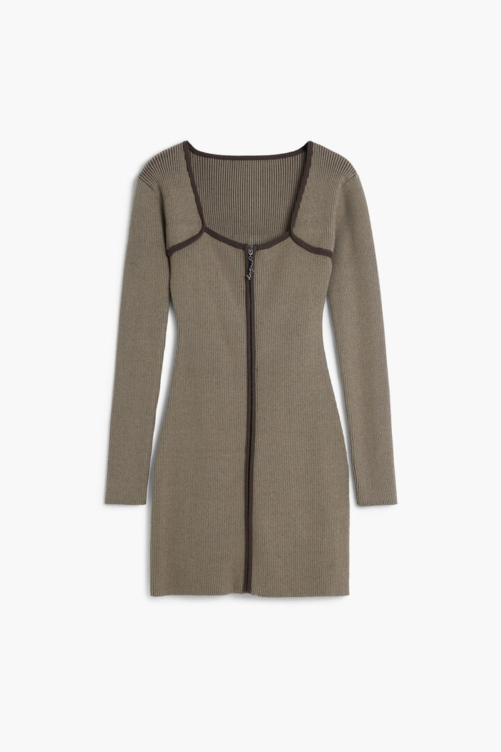 ZIPPER KNIT DRESS | Desigual