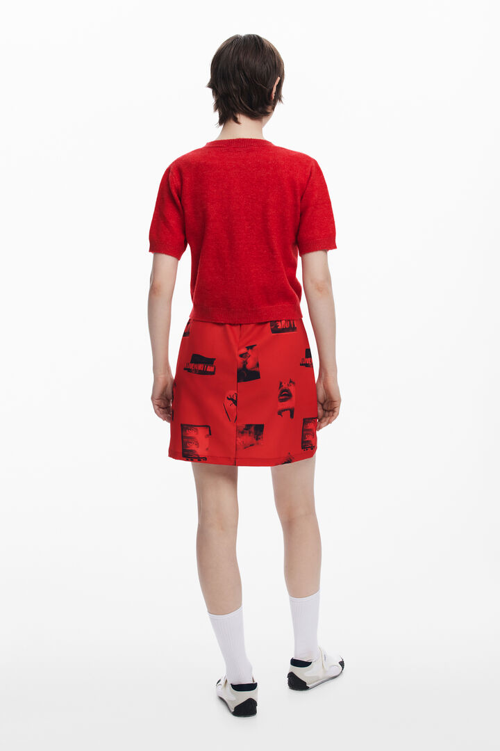 Short-sleeve button sweater | Desigual