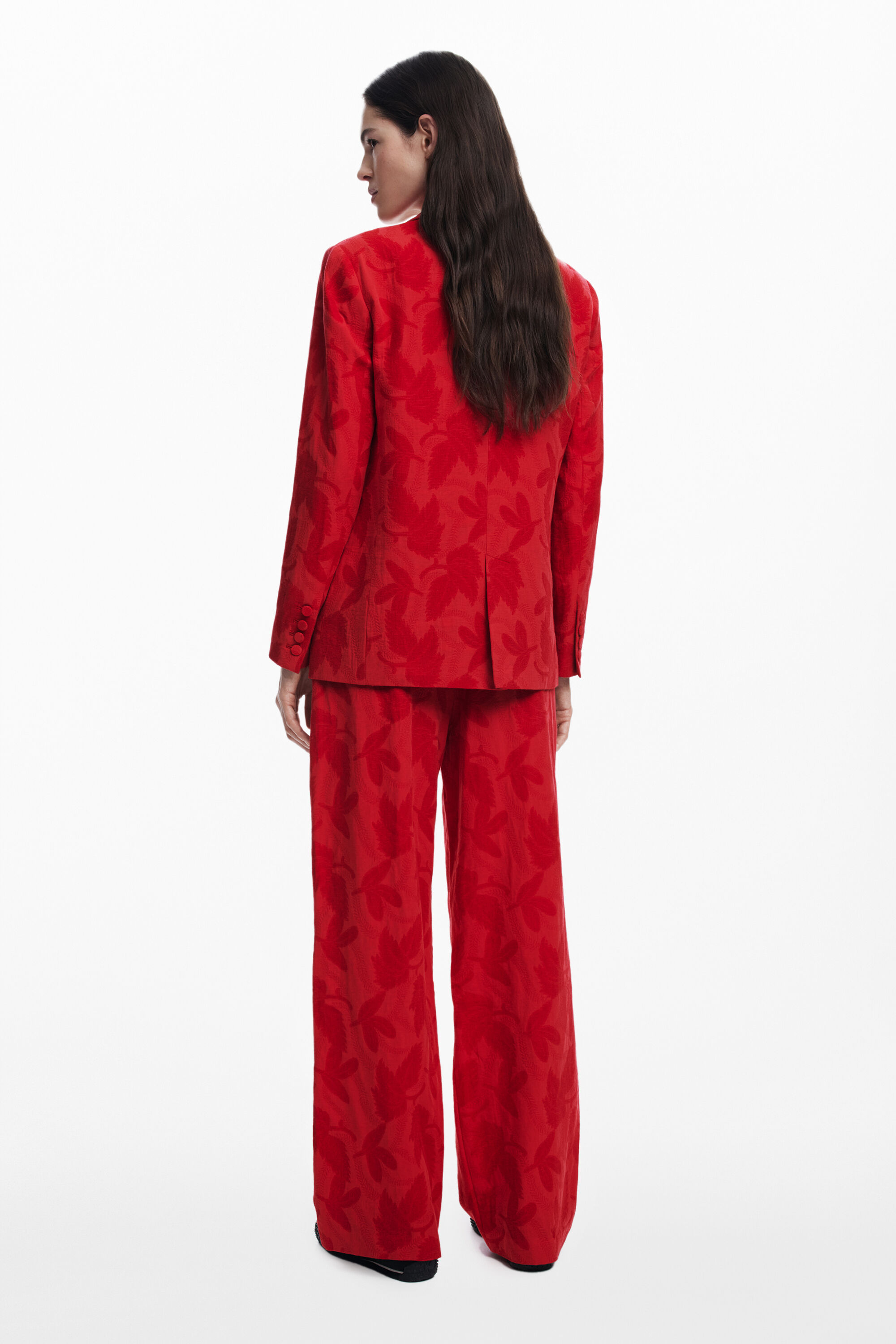 Desigual コントラストジャケット In Red