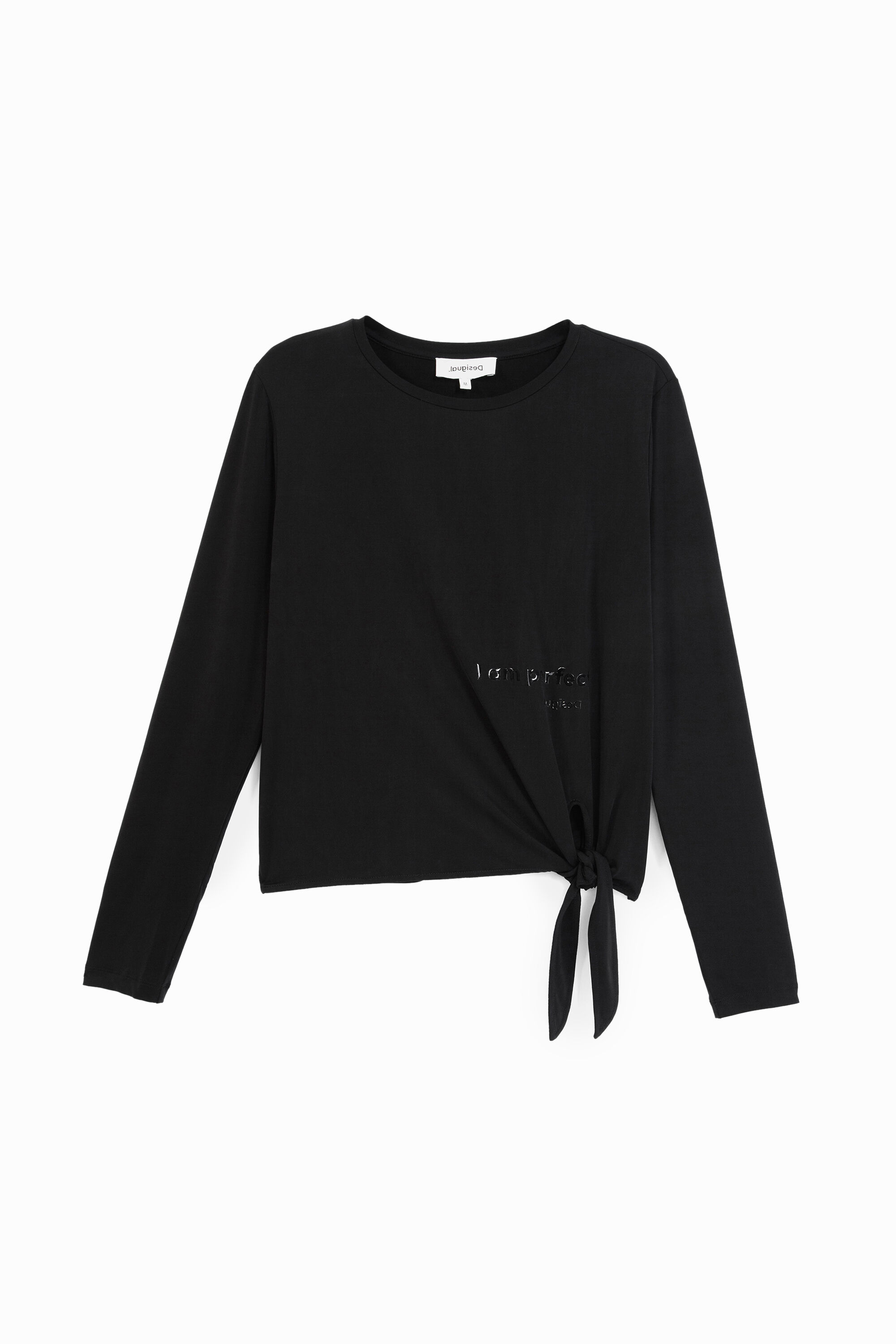 Cupro-Shirt mit Knoten