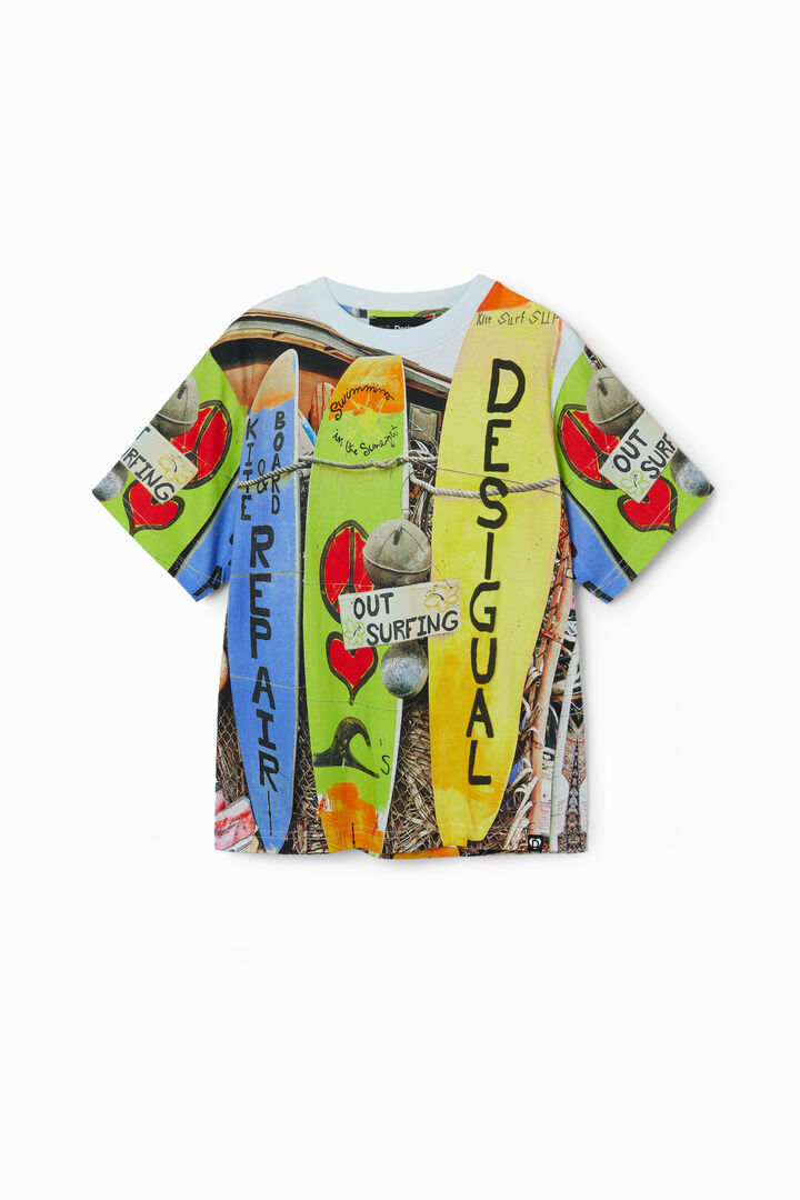 Camiseta fotográfica surf | Desigual