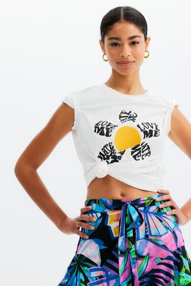 Shorts volantes tropical | Desigual