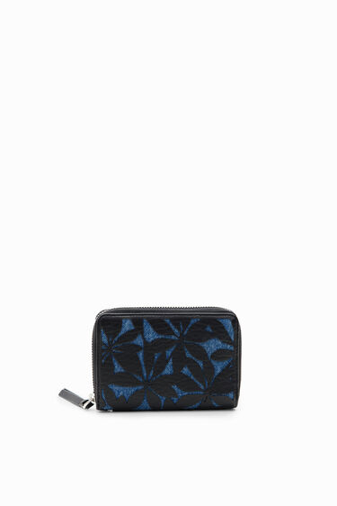 Cartera pequeña flores troqueladas | Desigual