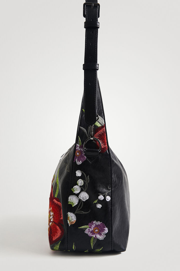 Sac à main en simili cuir brodé | Desigual