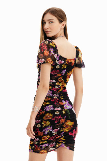 Kurzes Kleid Raffung M. Christian Lacroix | Desigual