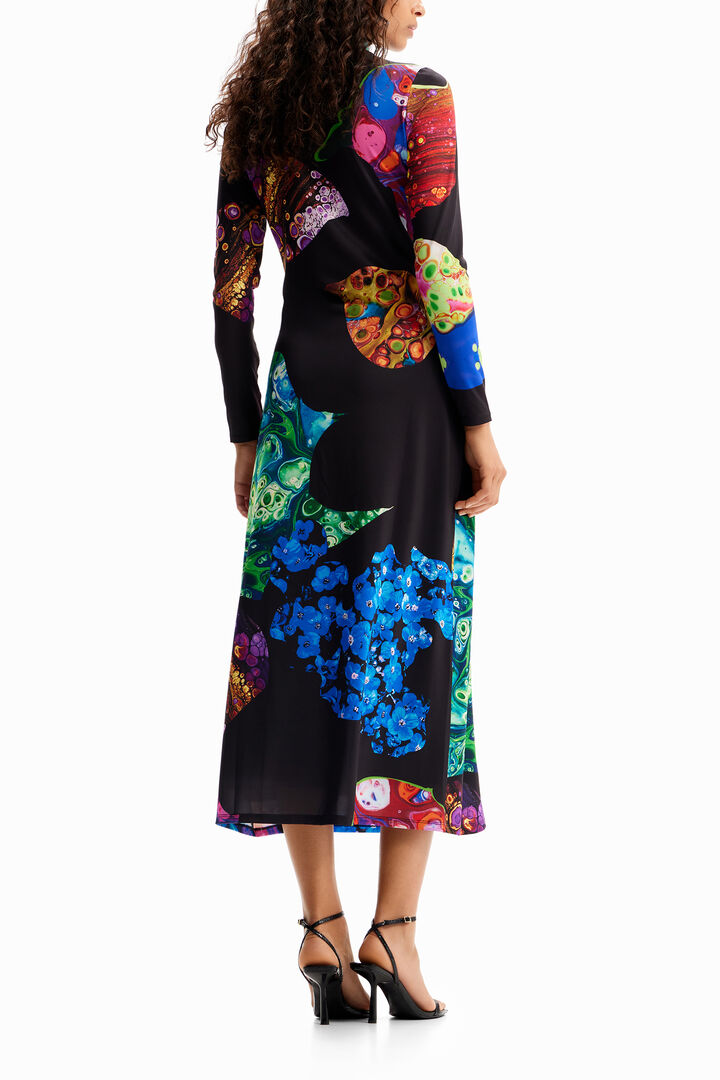 Slim mineral midi dress | Desigual