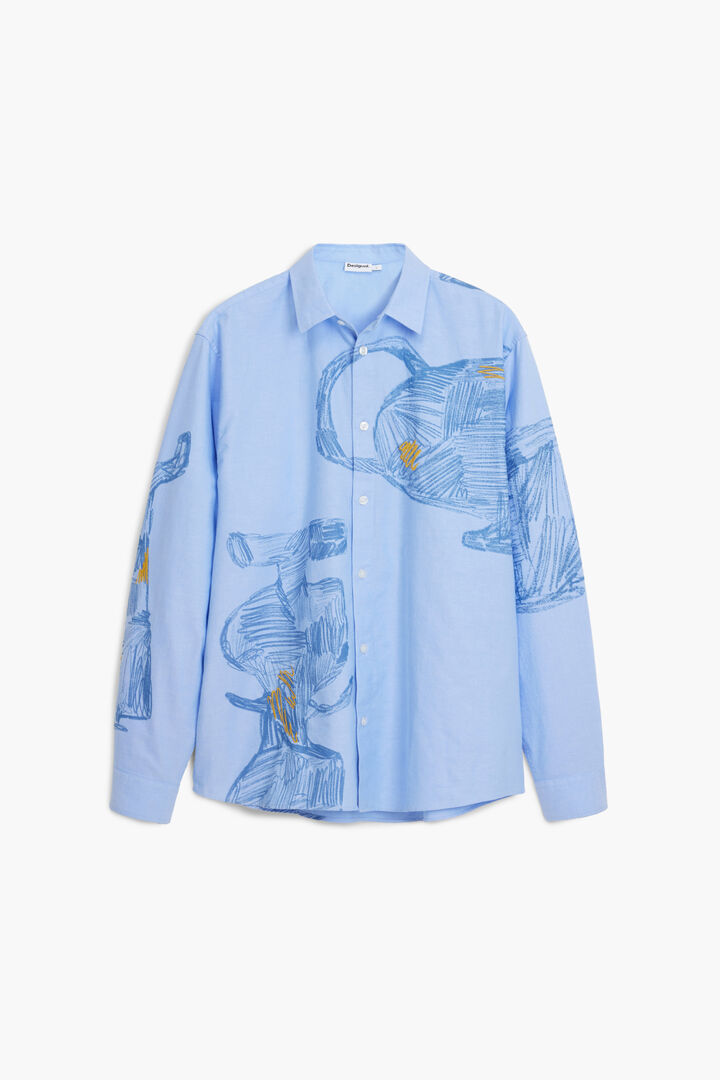 Long-sleeve pottery shirt | Desigual
