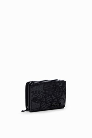 S embroidered floral wallet | Desigual