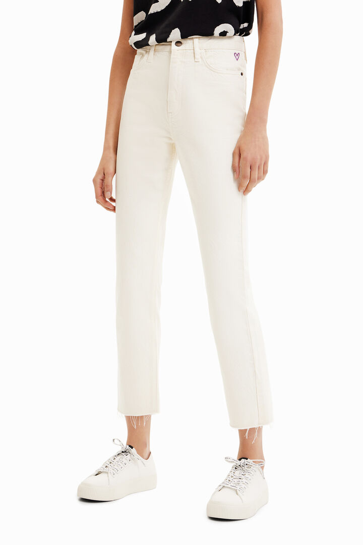 Jeans Straight Cropped | Desigual