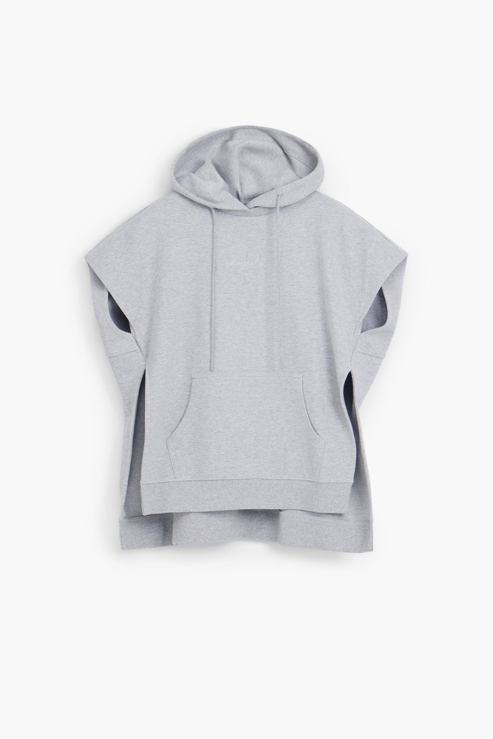 Desigual, Einfarbiger Poncho-Sweatshirt, Damen, Schwarz, M