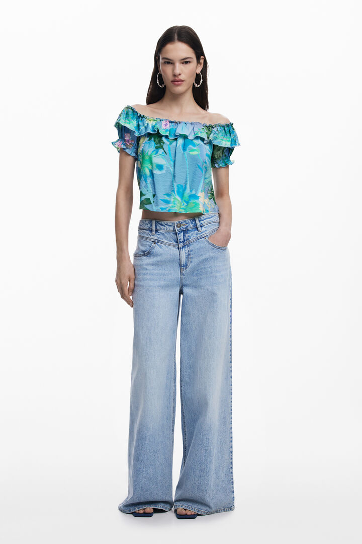 Blouse à volants | Desigual