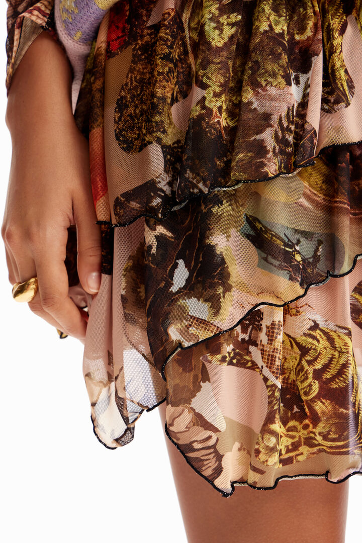 Minifaldilla asimètrica M. Christian Lacroix | Desigual