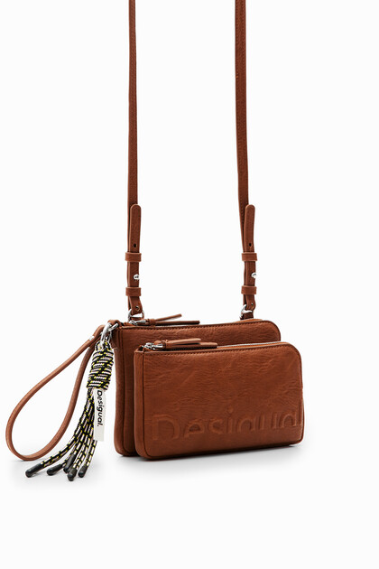 Half-logo mini bag