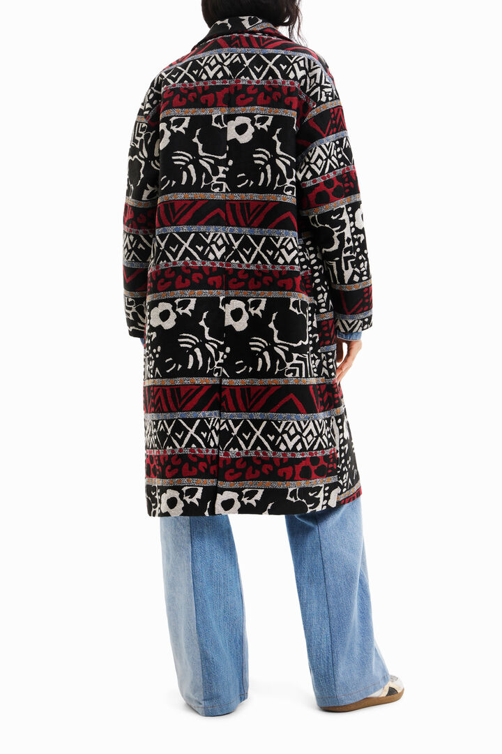 Abrigo largo étnico | Desigual