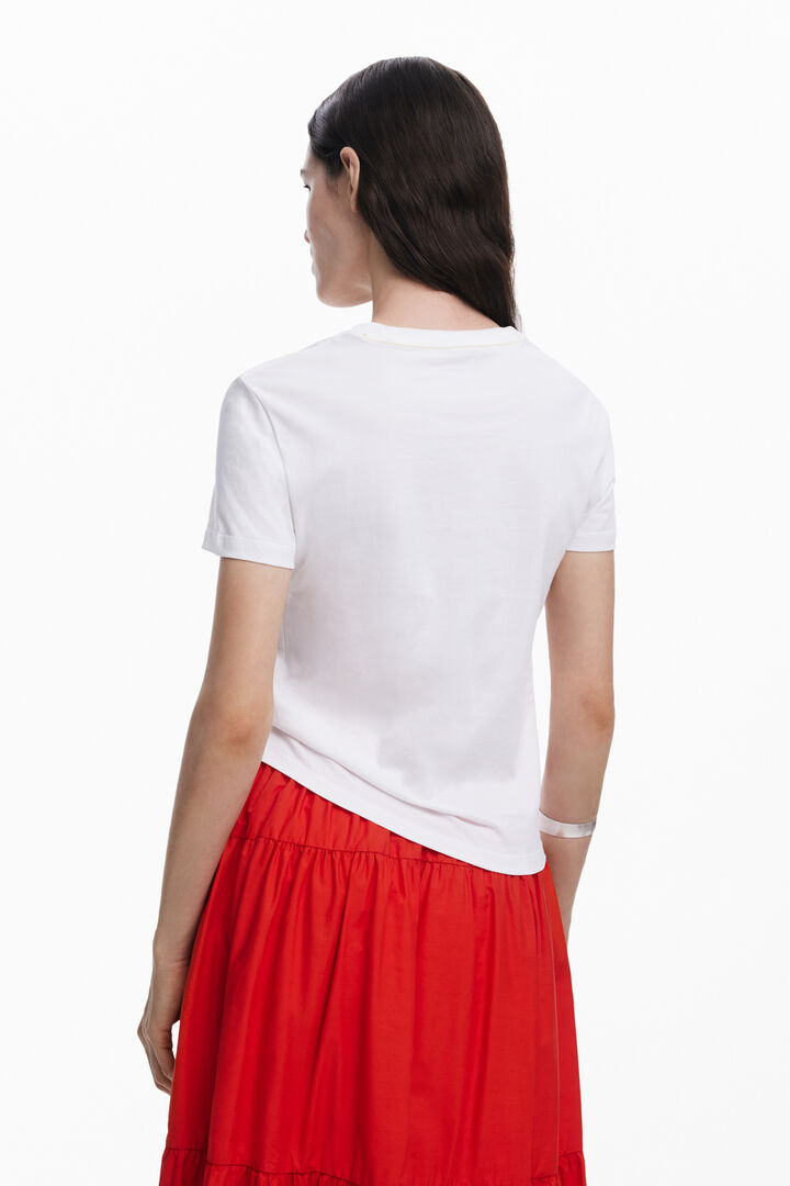 T-shirt à fleurs floues | Desigual