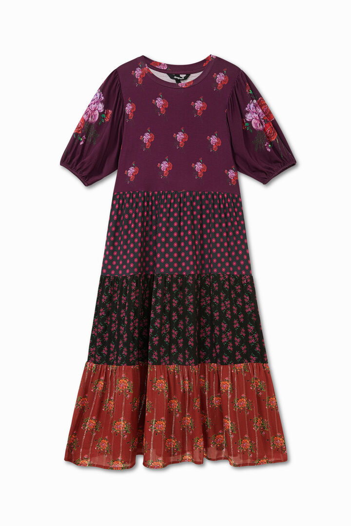 Vestido midi volantes | Desigual