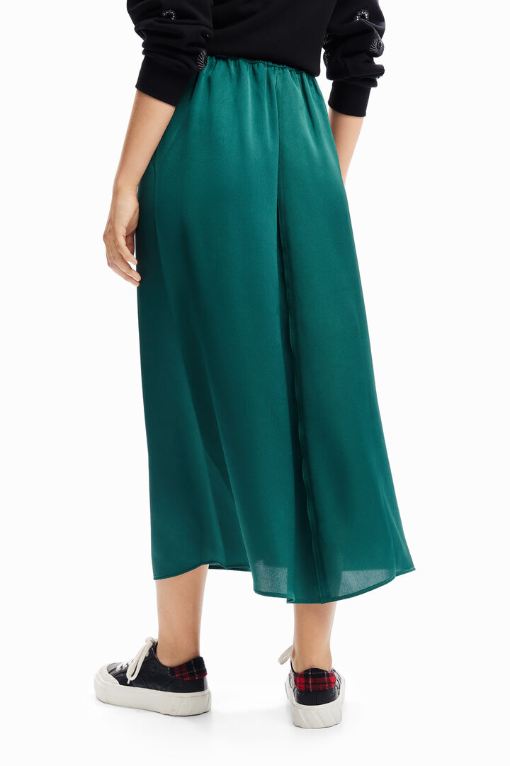 Satin midi skirt | Desigual