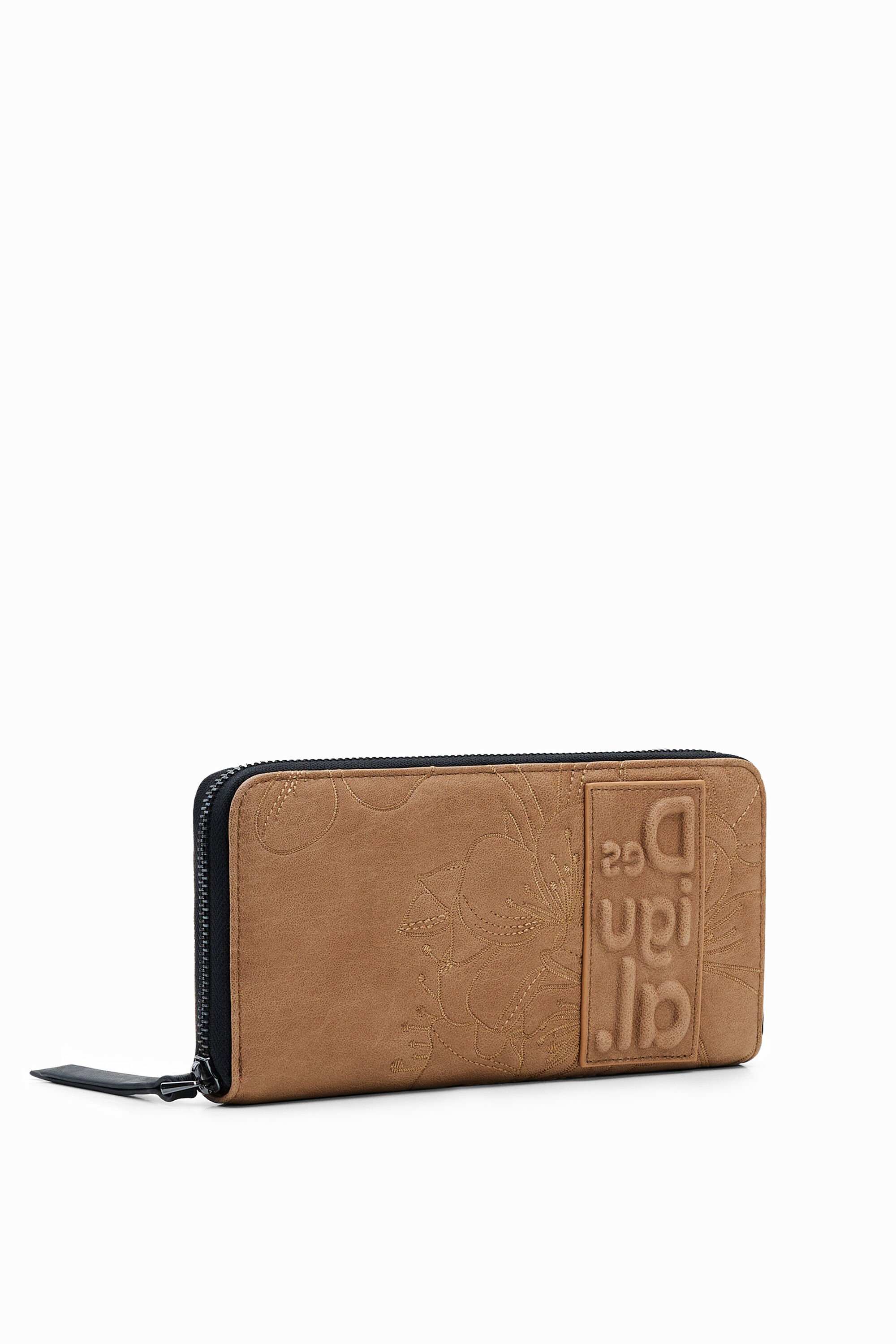 Cartera flores relieve Desigual