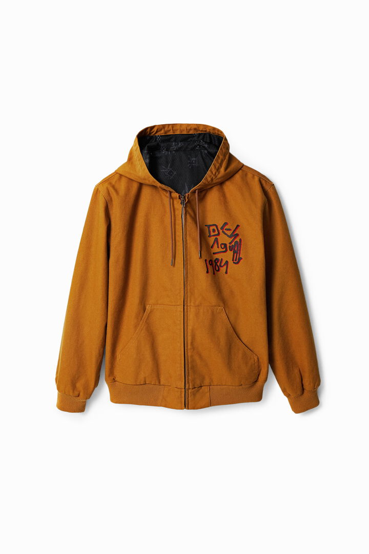 Canvas hooded jacket | Desigual