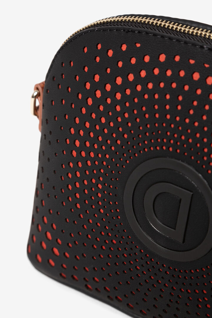 Sling bag with logo and geometric spiral | Desigual