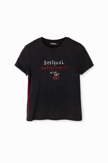 Camiseta slim mensajes | Desigual