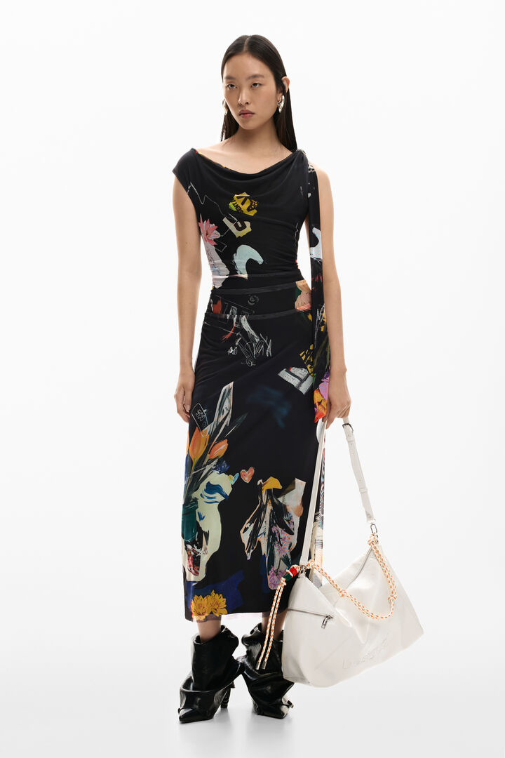 Large bag with charms | Desigual