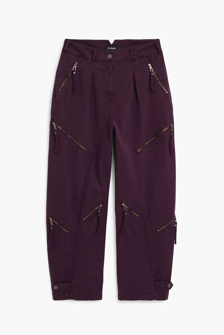 Pantaloni tie-dye con cerniere | Desigual