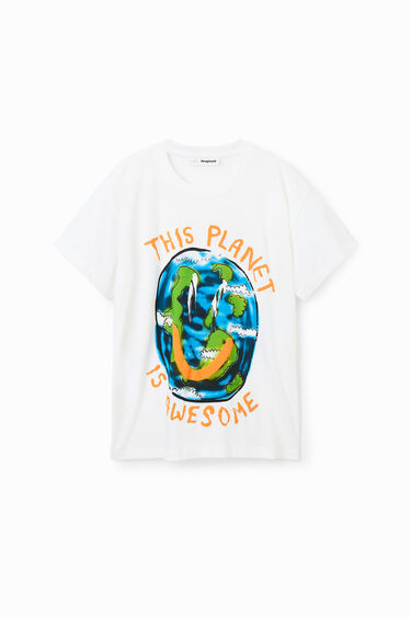 Samarreta oversize Planet | Desigual