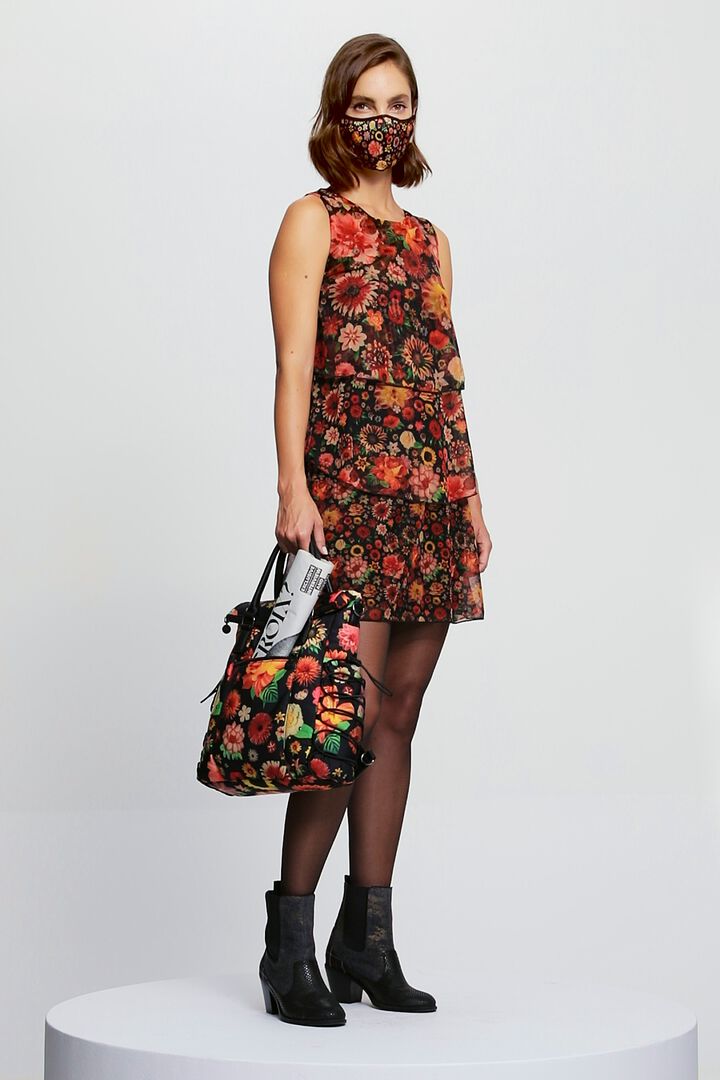 Floral flounces dress | Desigual
